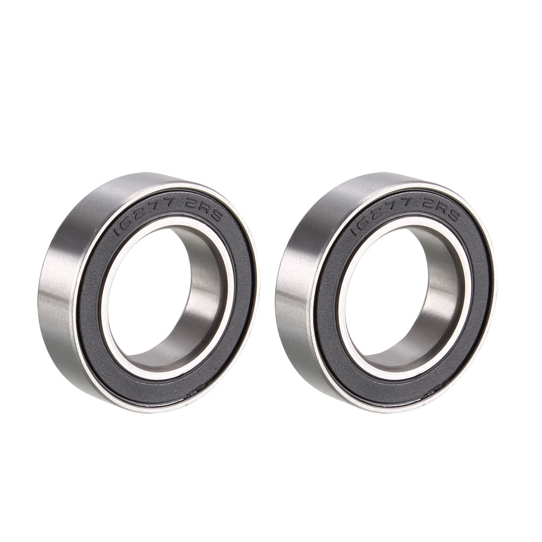 Harfington 16277-2RS Deep Groove Ball Bearings Z2 16x27x7mm Double Sealed Chrome Steel 2pcs