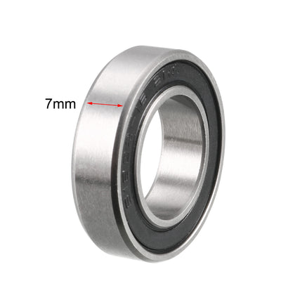 Harfington 16287-2RS Deep Groove Ball Bearings Z2 16x28x7mm, Non-Standard 6902-2RS, Double Sealed Chrome Steel 2pcs