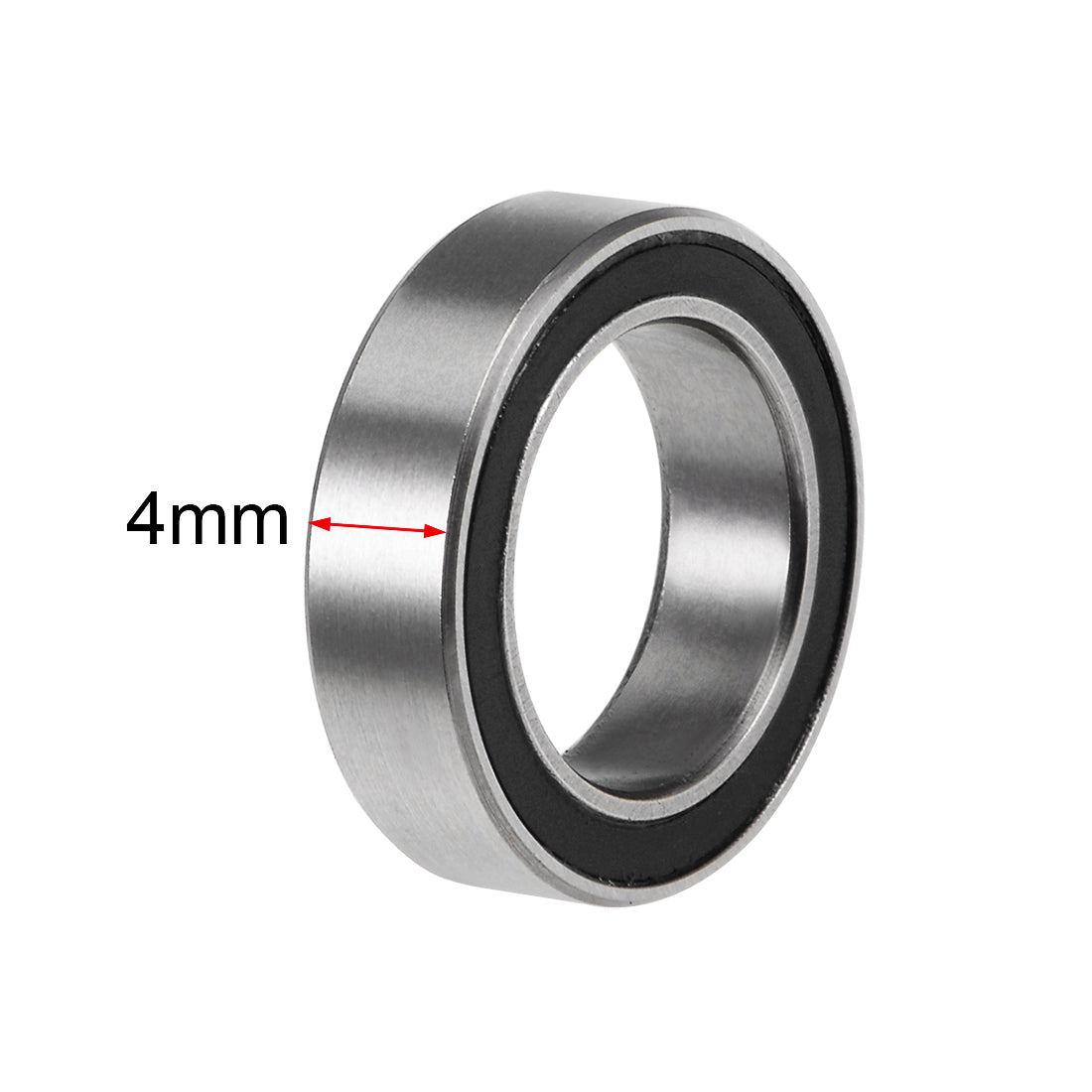 Harfington Deep Groove Ball Bearings Thin Section Double Sealed Chrome Steel ABEC1