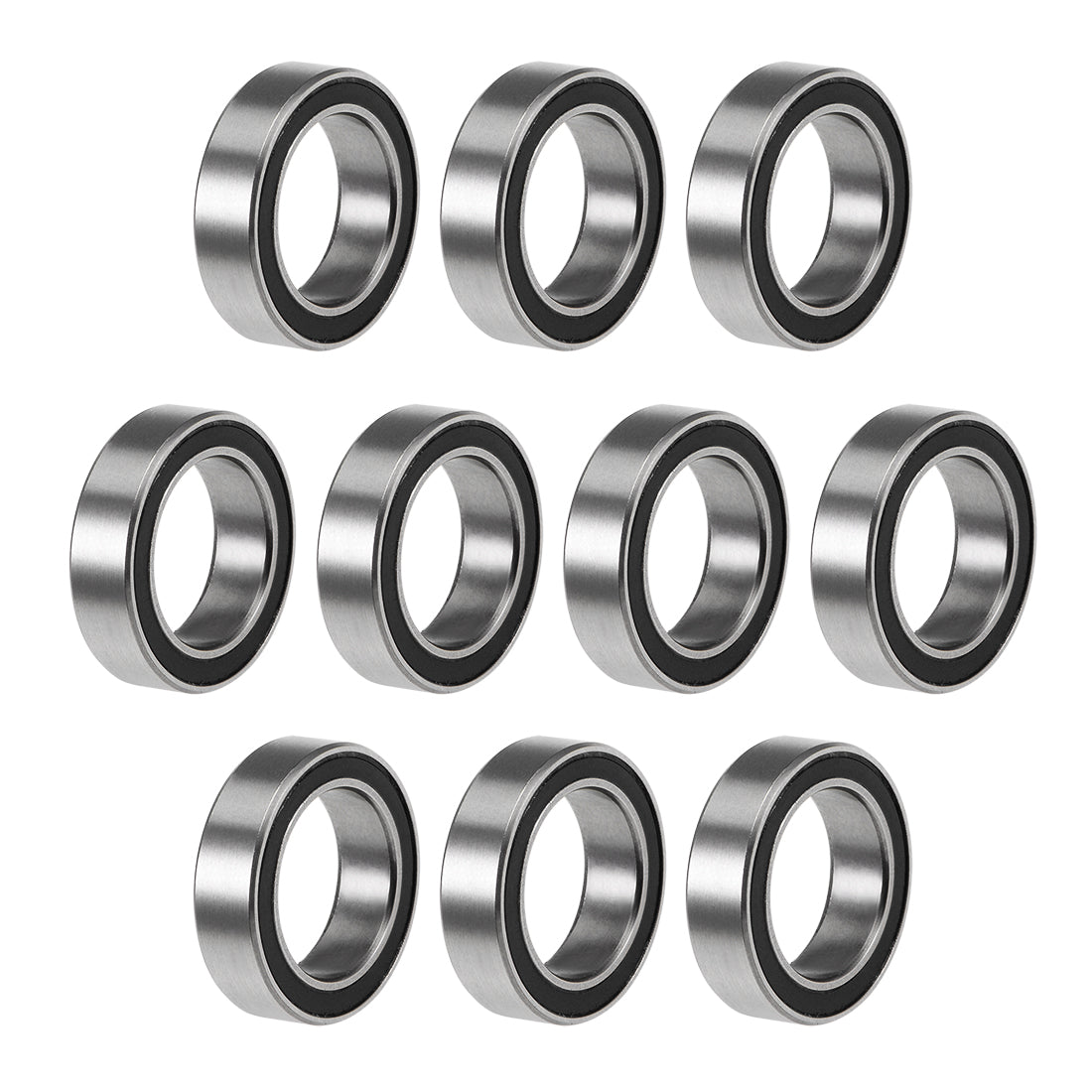 Harfington Deep Groove Ball Bearings Thin Section Double Sealed Chrome Steel ABEC1