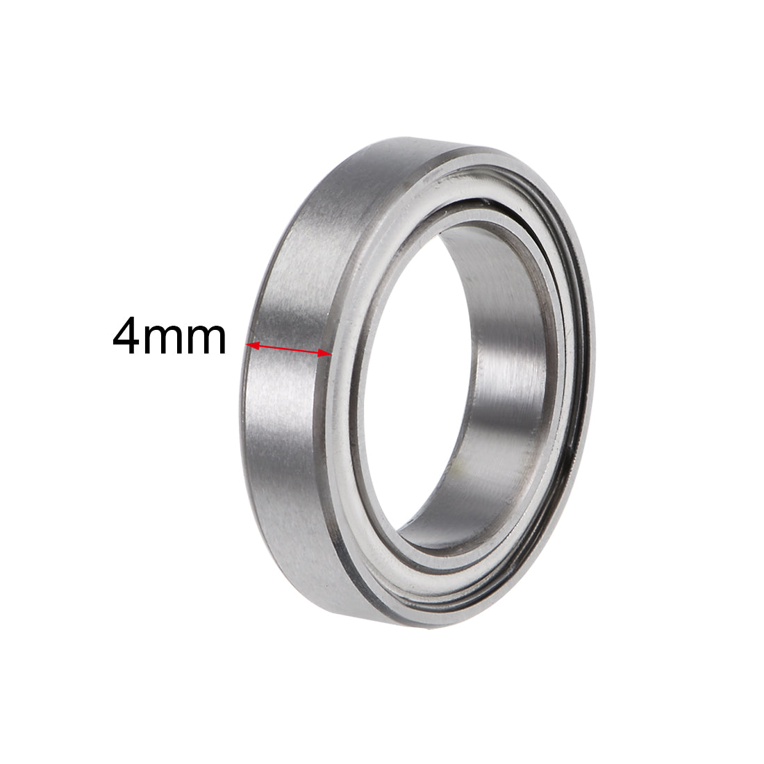 Harfington 6701ZZ Deep Groove Ball Bearings Z2 12x18x4mm Double Shielded Chrome Steel 10pcs