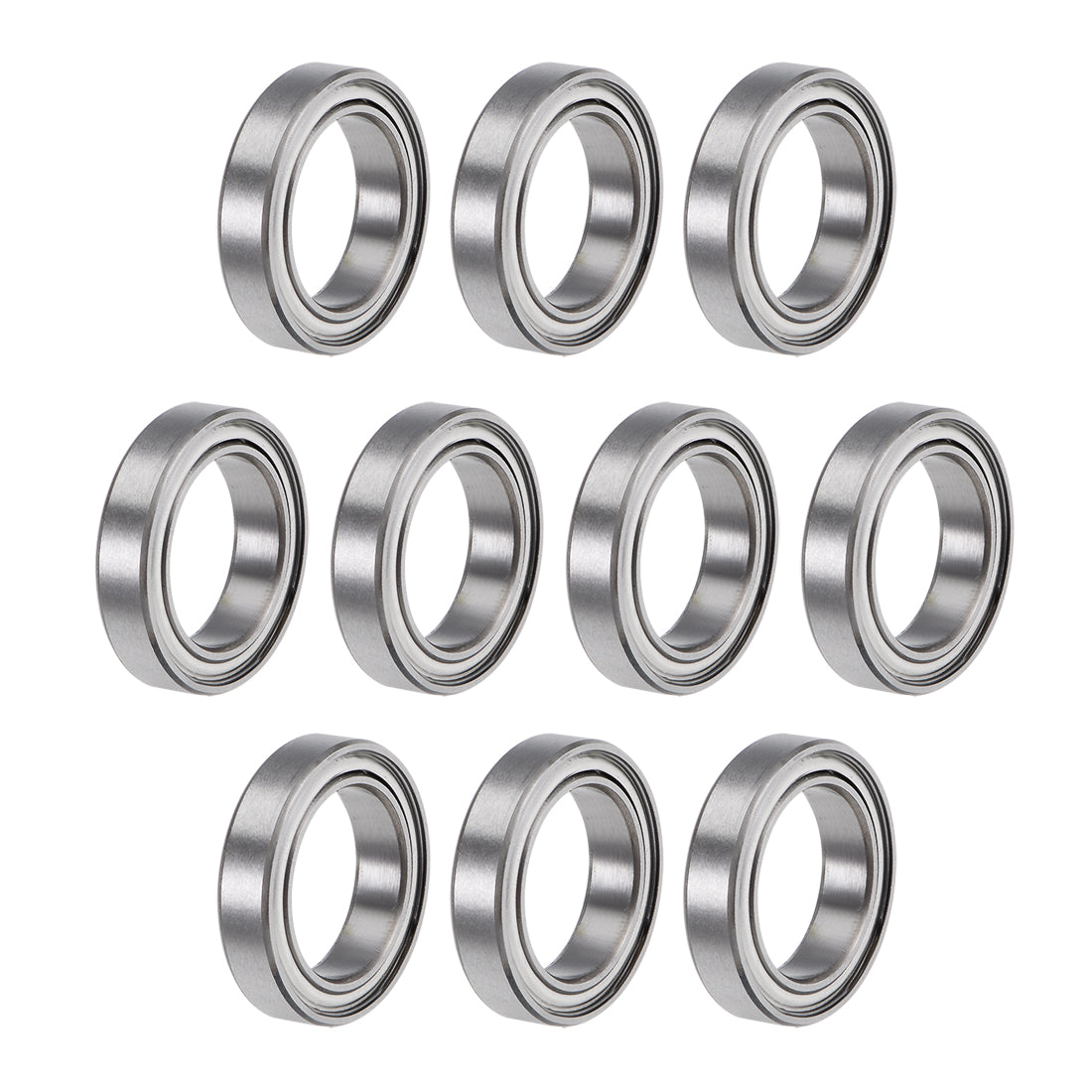Harfington 6701ZZ Deep Groove Ball Bearings Z2 12x18x4mm Double Shielded Chrome Steel 10pcs