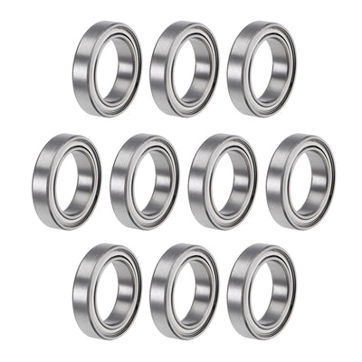 Harfington 6701ZZ Deep Groove Ball Bearings Z2 12x18x4mm Double Shielded Chrome Steel 10pcs
