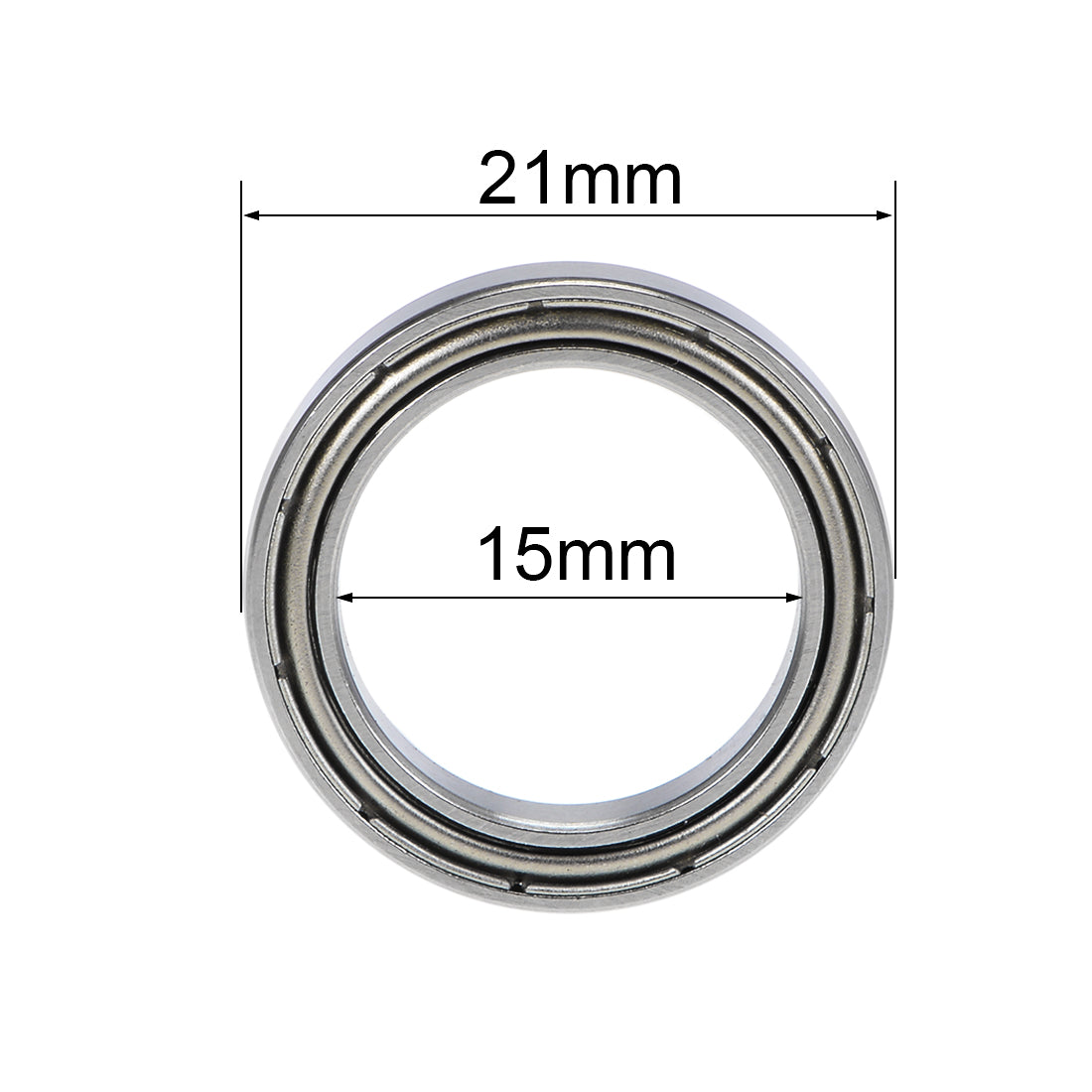 Harfington Deep Groove Ball Bearings Thin Section Double Shield Chrome Steel ABEC1
