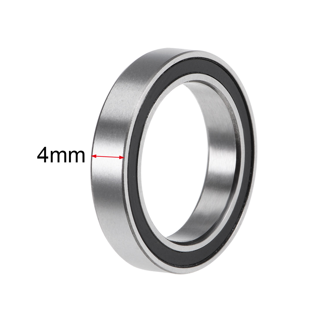 Harfington Deep Groove Ball Bearings Thin Section Double Sealed Chrome Steel ABEC1