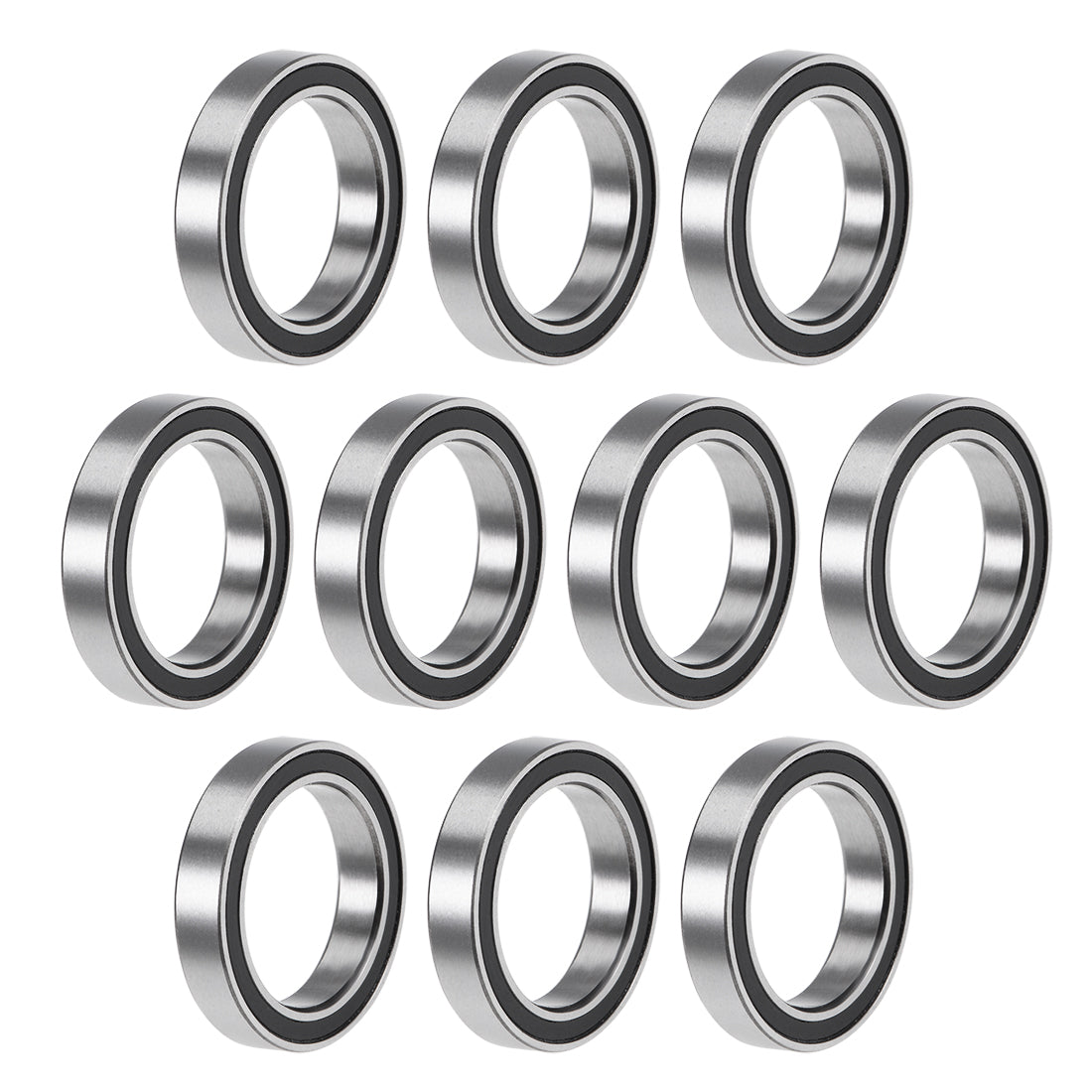 Harfington Deep Groove Ball Bearings Thin Section Double Sealed Chrome Steel ABEC1