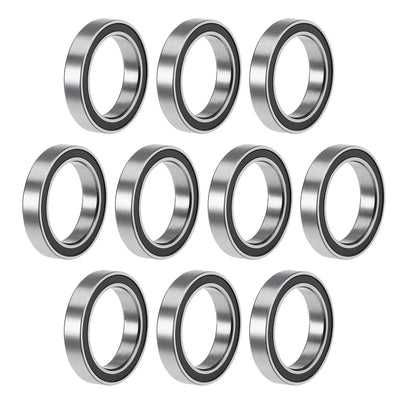 Harfington Deep Groove Ball Bearings Thin Section Double Sealed Chrome Steel ABEC1