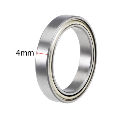 Harfington Deep Groove Ball Bearings Thin Section Double Shield Chrome Steel ABEC1