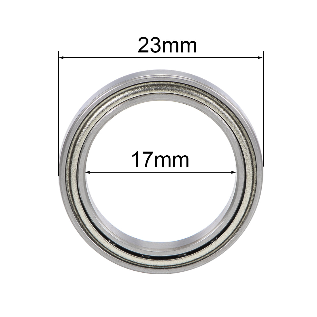 Harfington Deep Groove Ball Bearing Thin Section Double Shield Chrome Steel