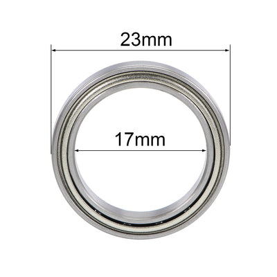 Harfington Deep Groove Ball Bearing Thin Section Double Shield Chrome Steel