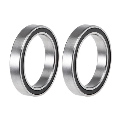 Harfington Deep Groove Ball Bearings Thin Section Double Sealed Chrome Steel Z2