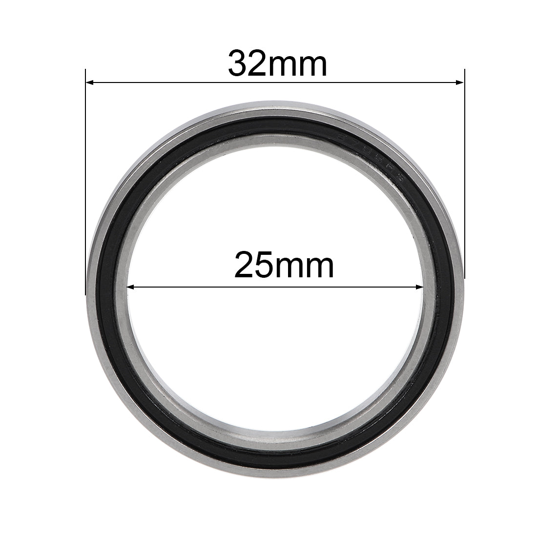 Harfington Deep Groove Ball Bearings Thin Section Double Sealed Chrome Steel Z2