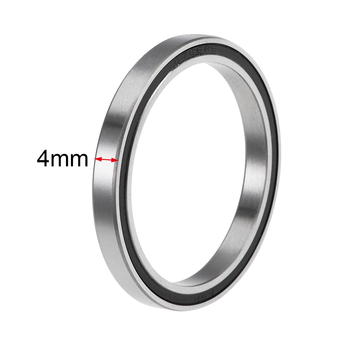 uxcell Uxcell Deep Groove Ball Bearings Thin Section Double Sealed Chrome Steel