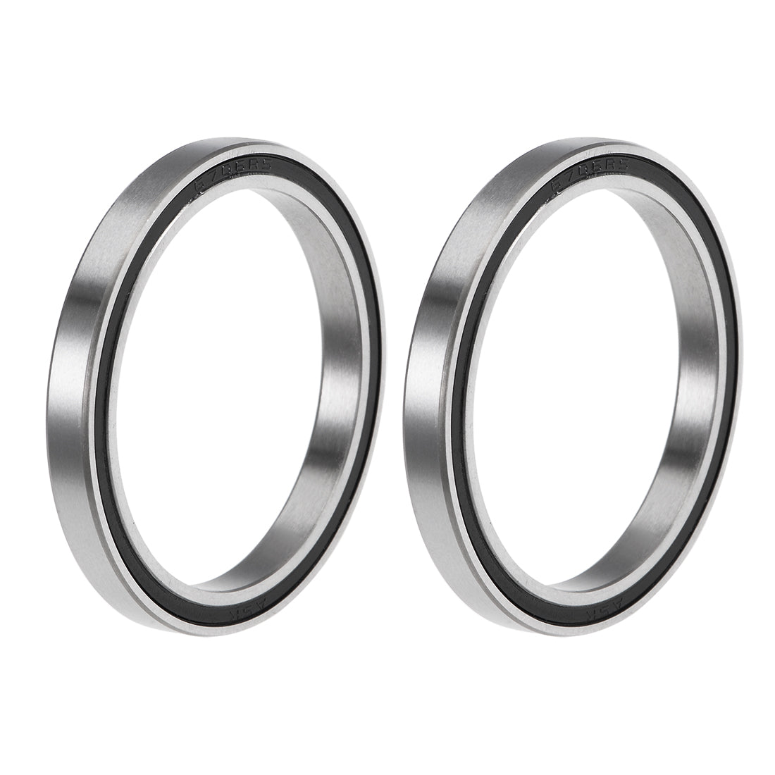 Harfington Deep Groove Ball Bearings Thin Section Double Sealed Chrome Steel Z2