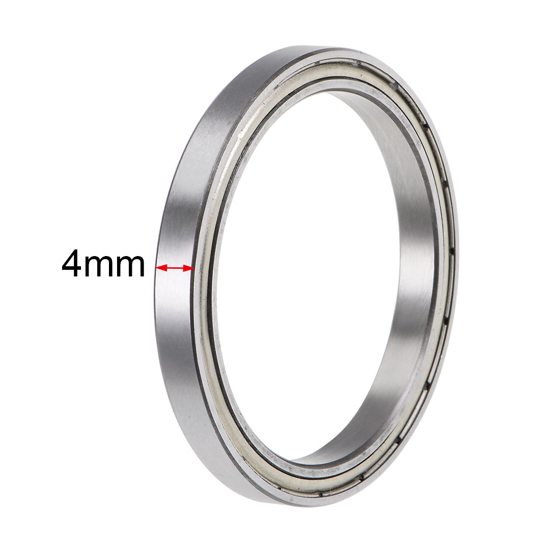 Harfington Deep Groove Ball Bearings Thin Section Double Shield Chrome Steel ABEC1