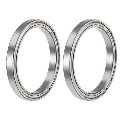 Harfington Deep Groove Ball Bearings Thin Section Double Shield Chrome Steel ABEC1
