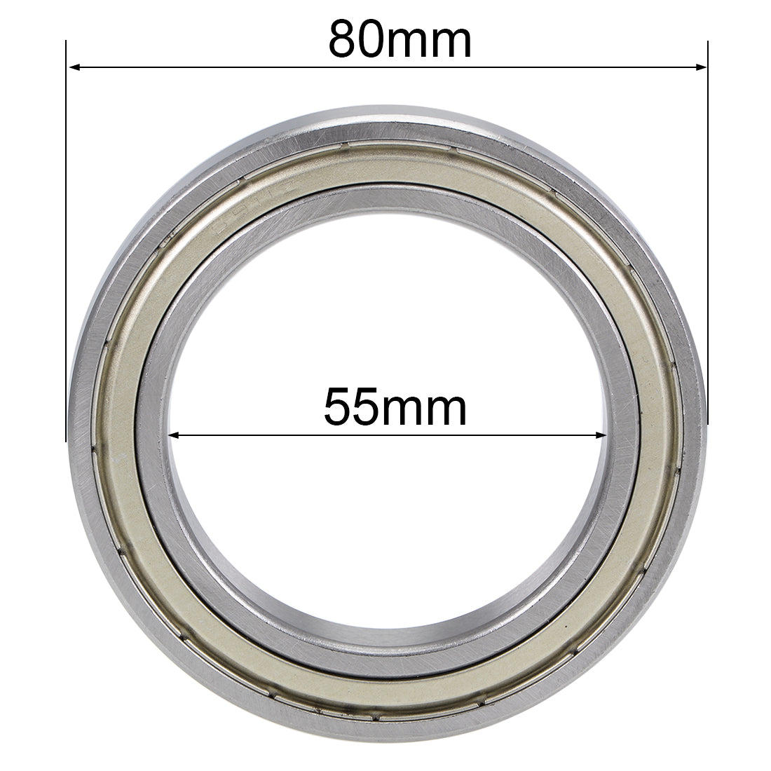 Harfington Deep Groove Ball Bearings Thin Section Double Shield Chrome Steel ABEC1
