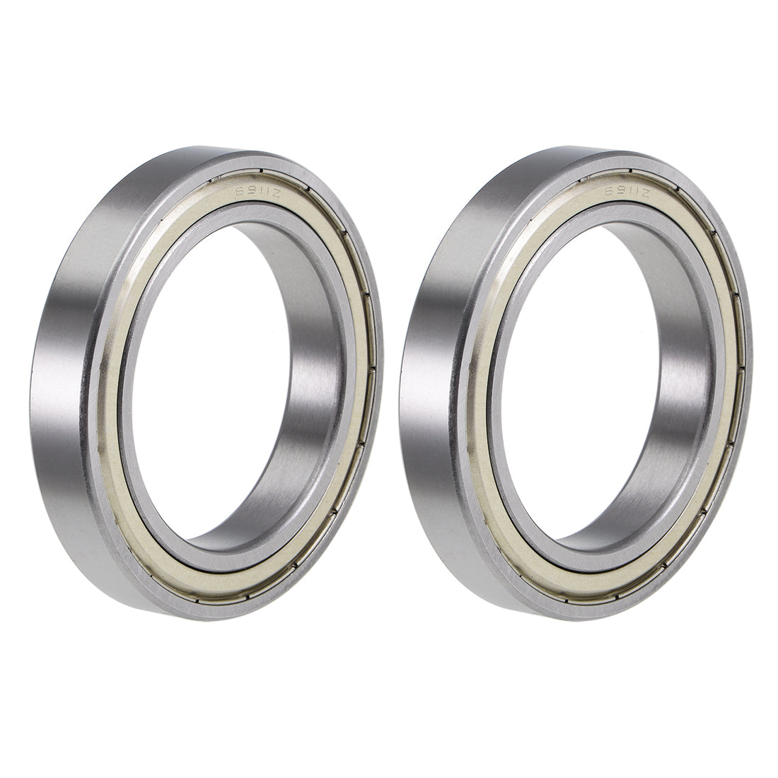 Harfington Deep Groove Ball Bearings Thin Section Double Shield Chrome Steel ABEC1