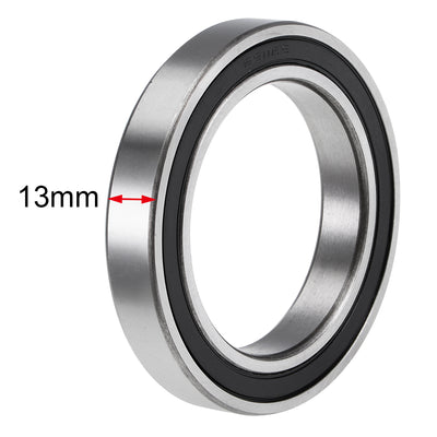 Harfington Uxcell Deep Groove Ball Bearings Thin Section Double Sealed Chrome Steel