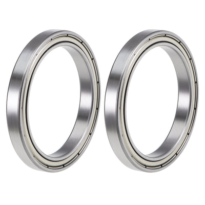 Harfington Deep Groove Ball Bearings Thin Section Double Shield Chrome Steel ABEC1