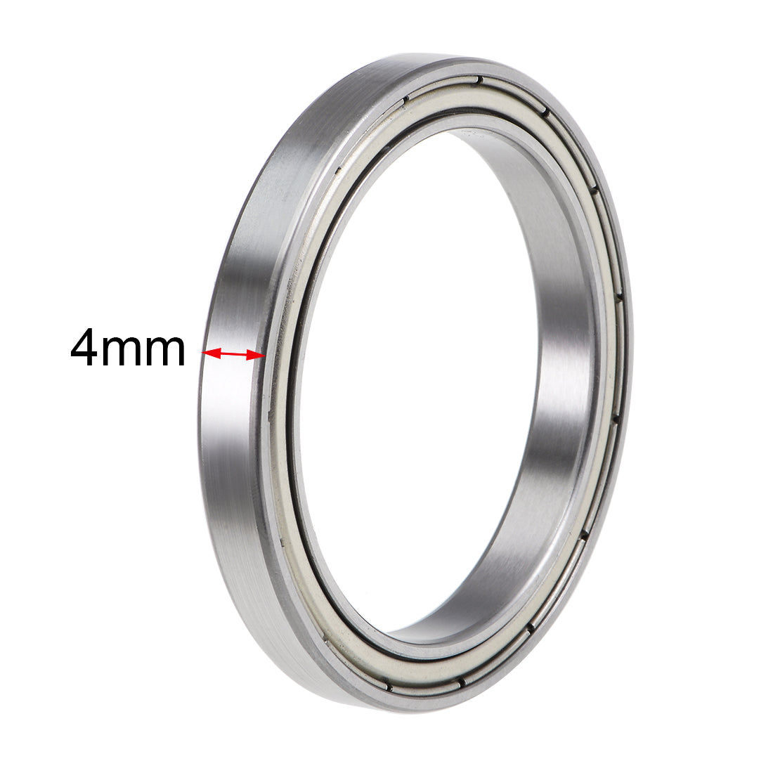 uxcell Uxcell Deep Groove Ball Bearings Thin Section Double Shielded Chrome Steel