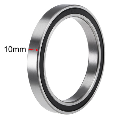 Harfington Deep Groove Ball Bearings Thin Section Double Sealed Chrome Steel Z2