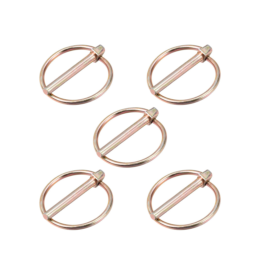 Harfington Linch Pin with Ring Assortment Kit for Boat Trailer Tractor 5Pcs