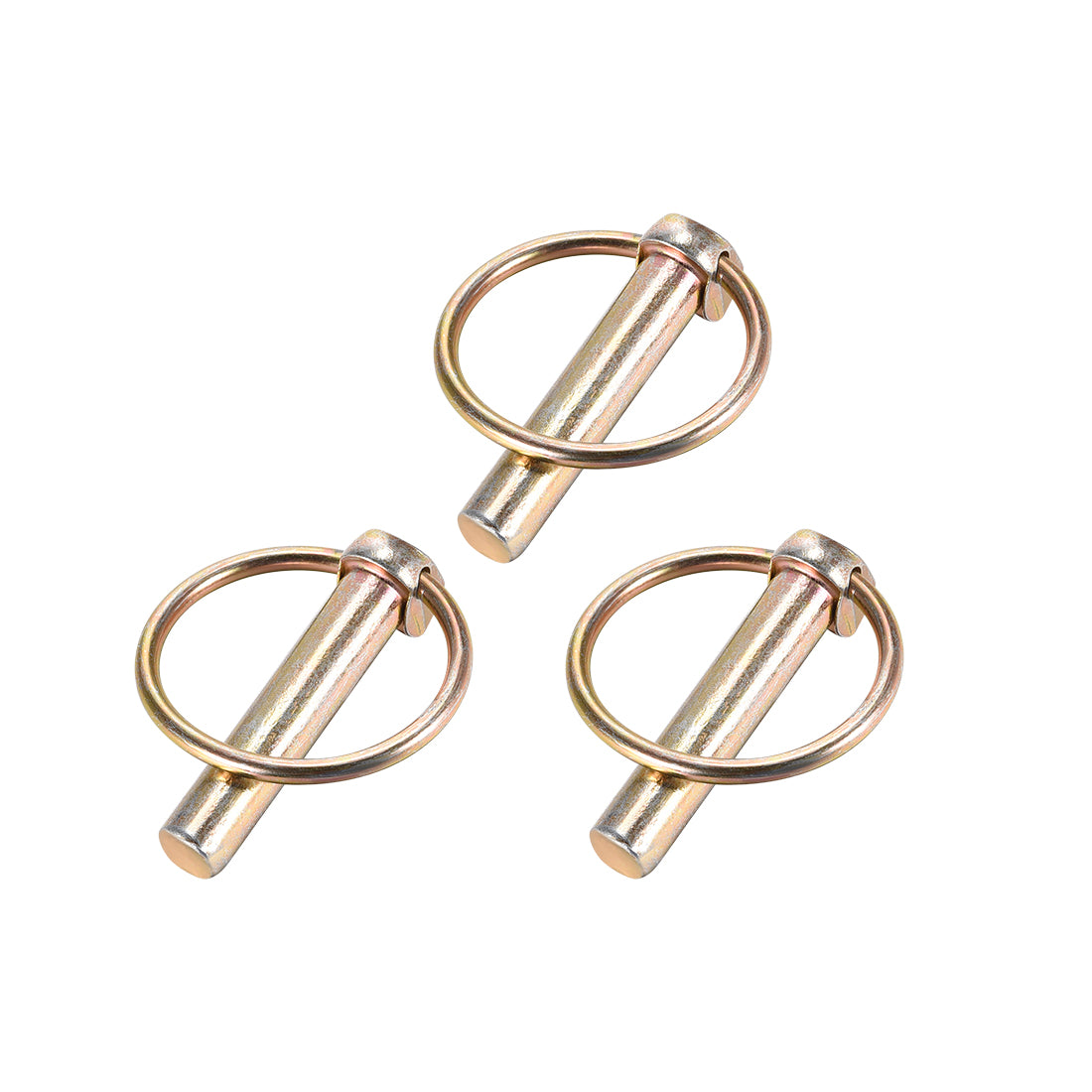 Harfington Linch Pin with Ring Assortment Kit for Boat Trailer Tractor 3Pcs