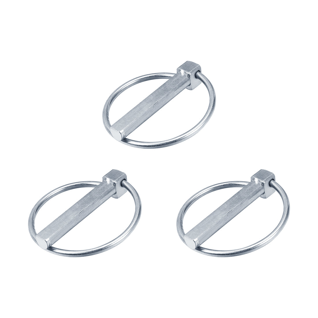 Harfington Linch Pin with Ring Assortment Kit for Boat Trailer Tractor 3Pcs