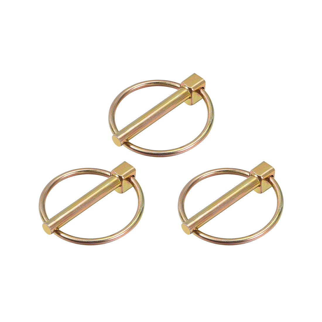 Harfington Linch Pin with Ring Assortment Kit for Boat Trailer Tractor 3Pcs