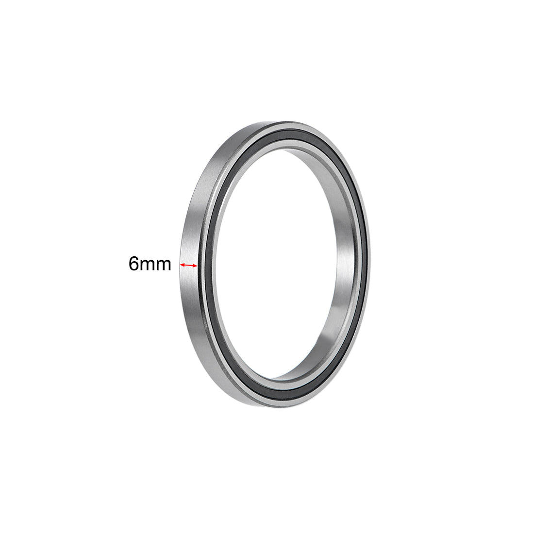 uxcell Uxcell Deep Groove Ball Bearings Thin Section Double Sealed Chrome Steel