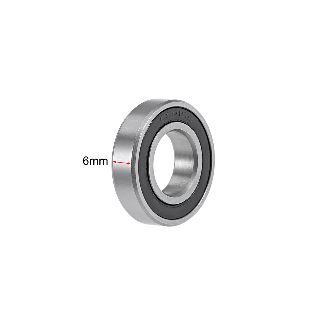 Harfington Deep Groove Ball Bearings Thin Section Double Sealed Chrome Steel ABEC1