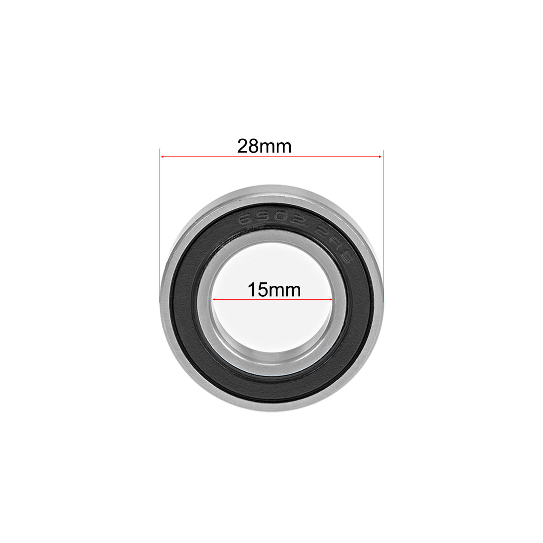 Harfington Deep Groove Ball Bearings Thin Section Double Sealed Chrome Steel ABEC1