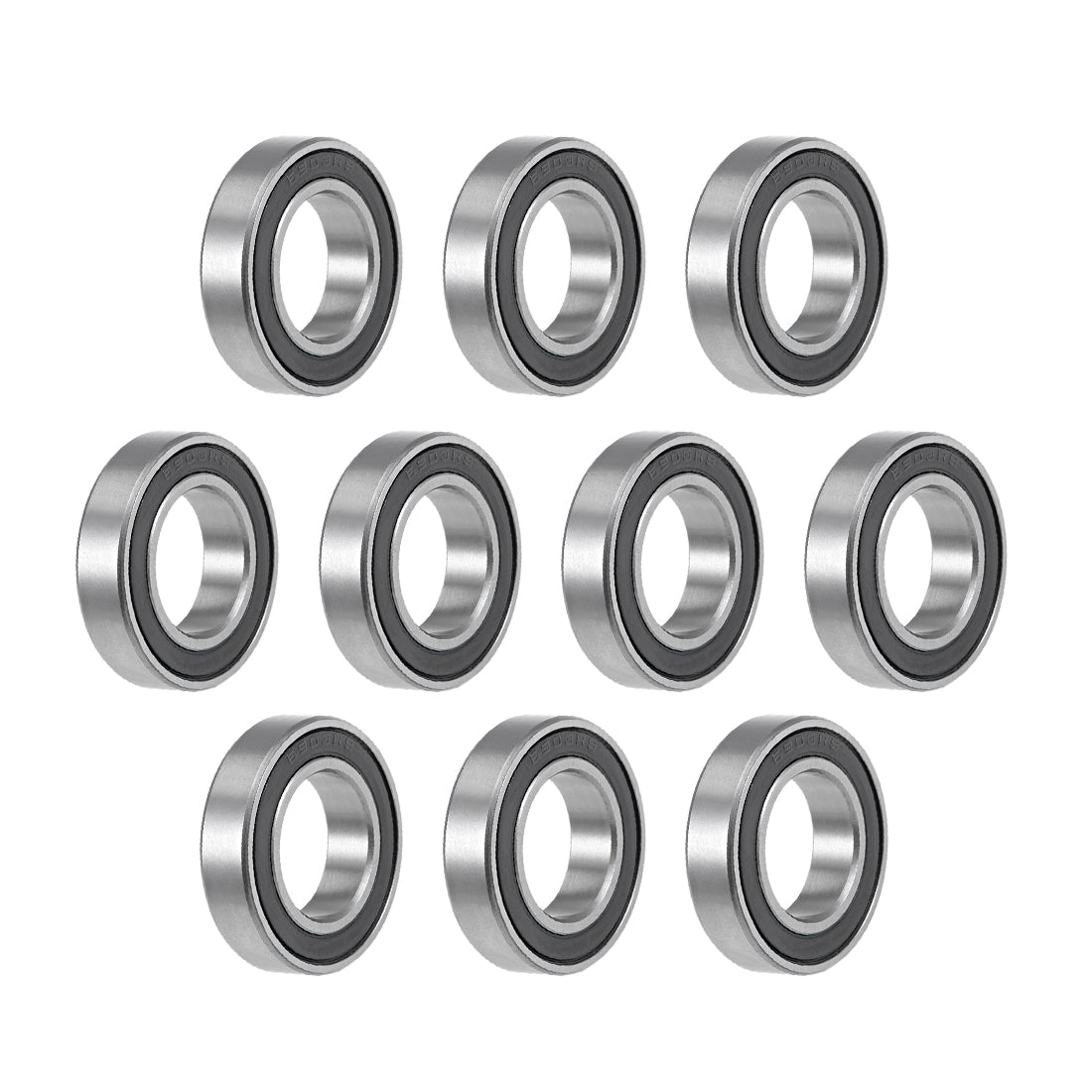 Harfington Deep Groove Ball Bearings Thin Section Double Sealed Chrome Steel ABEC1