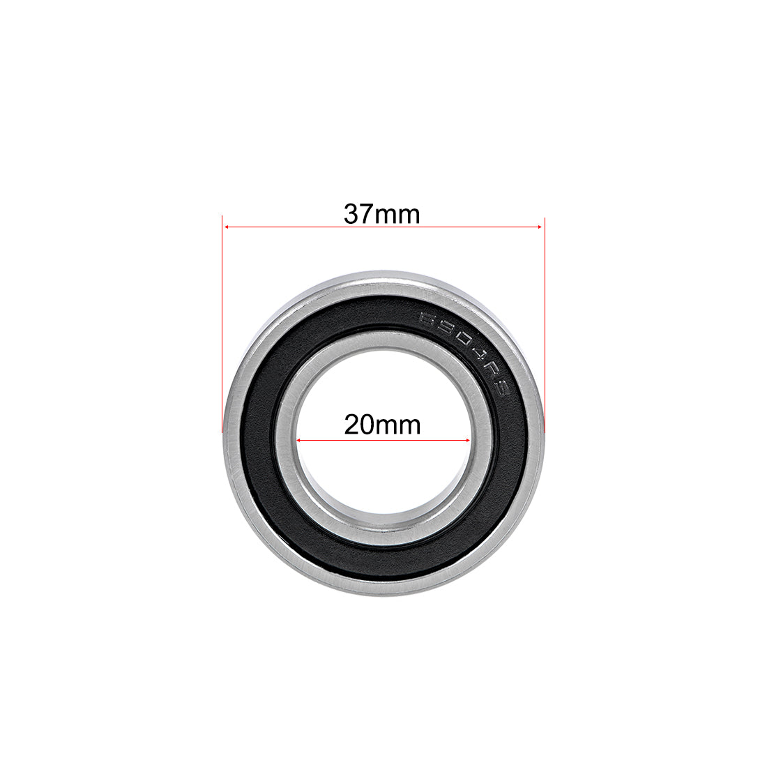 Harfington Deep Groove Ball Bearings Thin Section Double Sealed Chrome Steel Z2