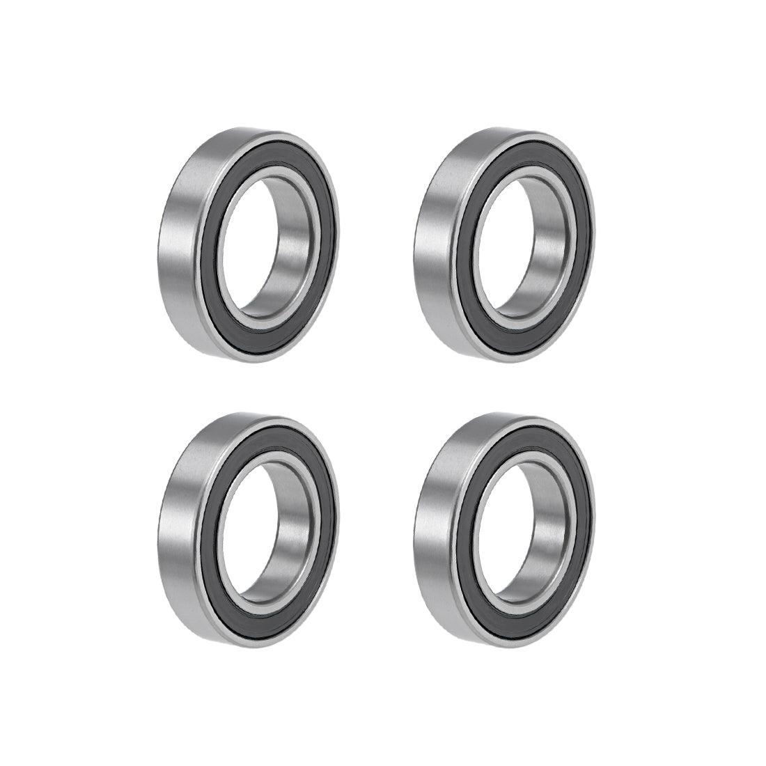 Harfington Deep Groove Ball Bearings Thin Section Double Seal Chrome Steel ABEC1