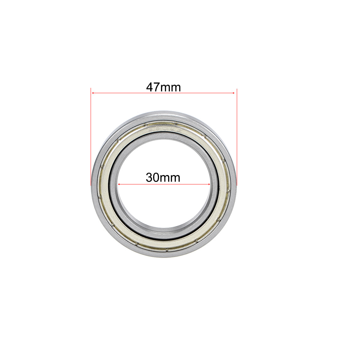 Harfington Deep Groove Ball Bearings Thin Section Double Shield Chrome Steel ABEC1