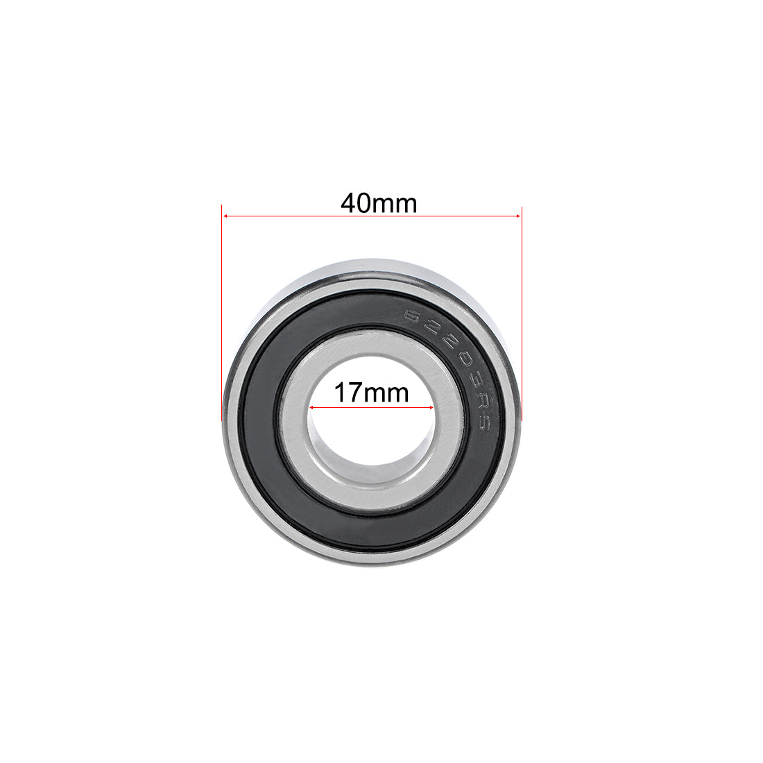 Harfington Deep Groove Ball Bearings Double Seal Chrome Steel
