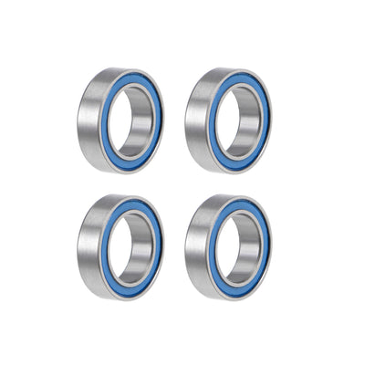 Harfington MR117-2RS Ball Bearings 7x11x3mm Double Sealed Chrome Steel Z2 ABEC1 4pcs