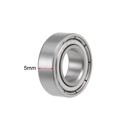 Harfington Deep Groove Ball Bearings Thin Section Double Shield Stainless Steel