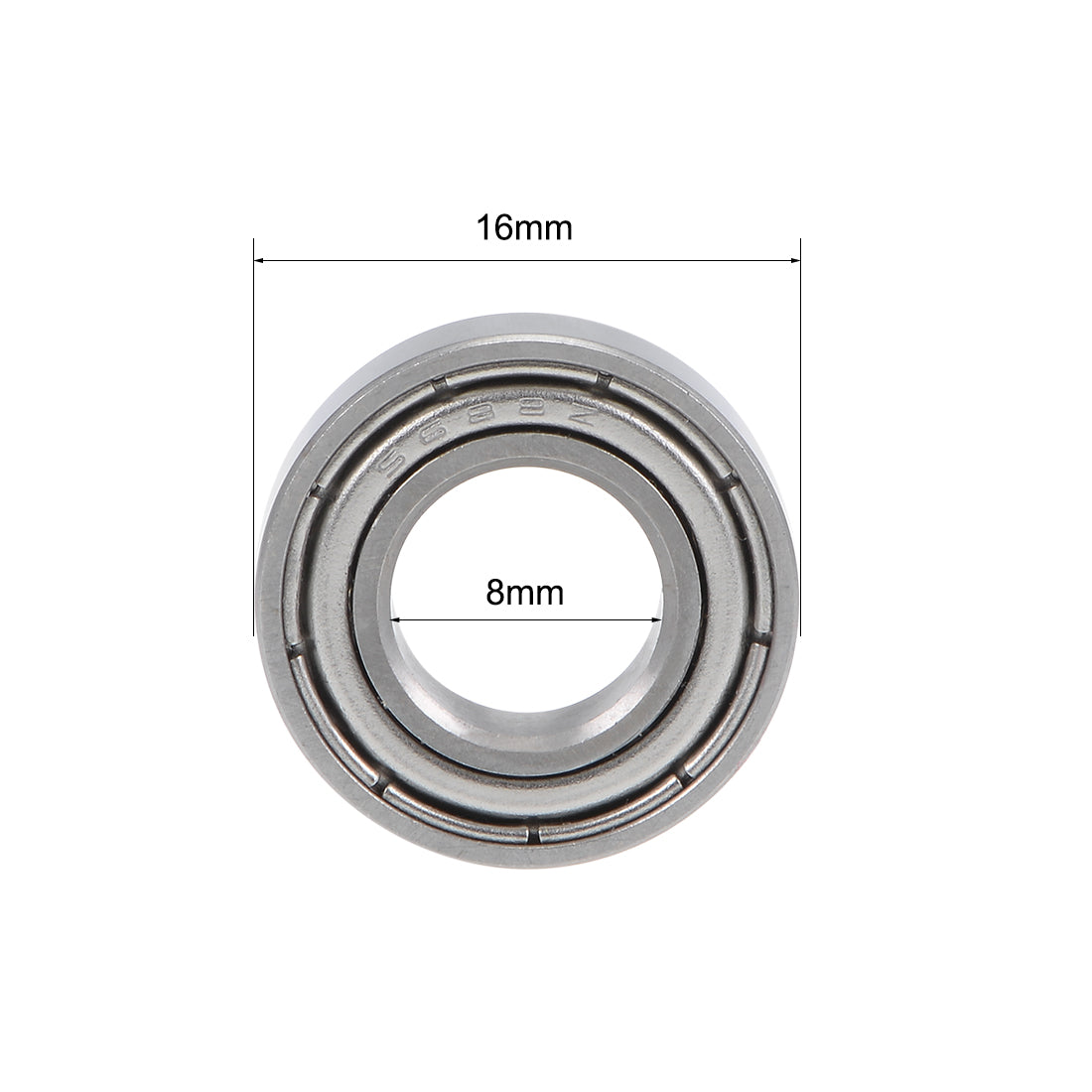 Harfington Deep Groove Ball Bearings Thin Section Double Shield Stainless Steel