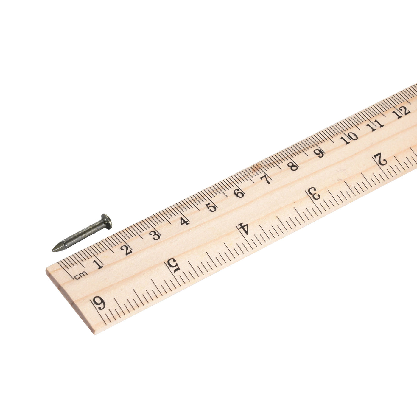 Harfington Hardware Nails Carbon Steel Point Tip Wall Cement Nail 20mm 0.8-inch Bronze Tone 300pcs