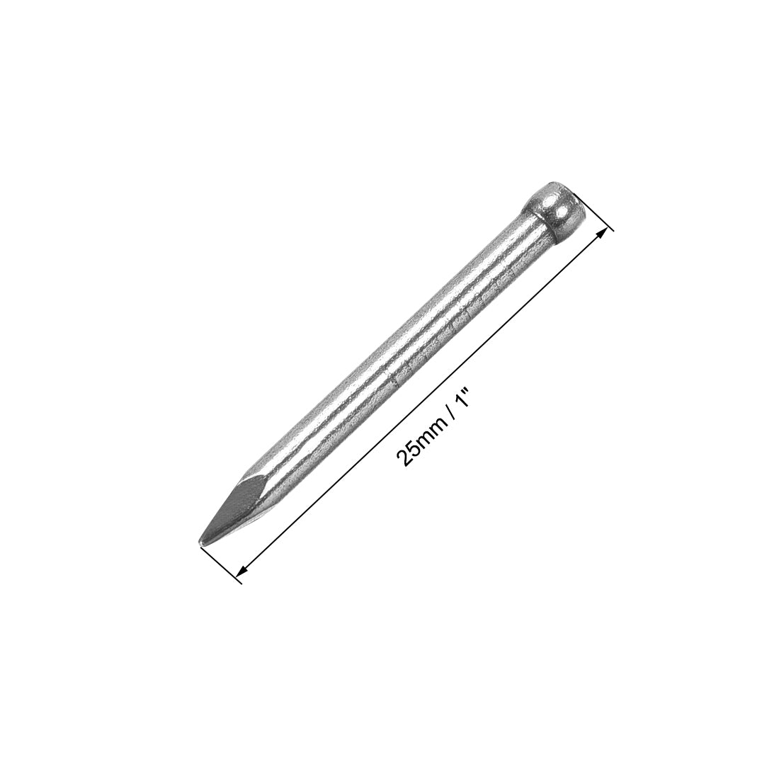 Harfington Finishing Nails Hand-Drive Hardware Carbon Steel Nail 25mm 1-inches 100pcs