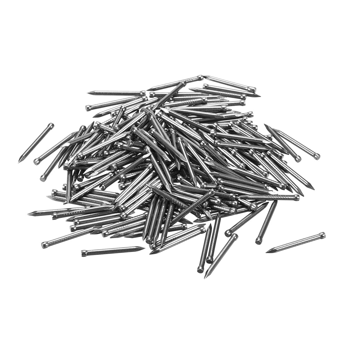 Harfington Finishing Nails Hand-Drive Hardware Carbon Steel Nail 25mm 1-inches 100pcs