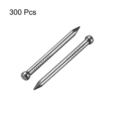 Harfington Finishing Nails Hand-Drive Hardware Carbon Steel Nail 28mm 1.1-inches 300pcs