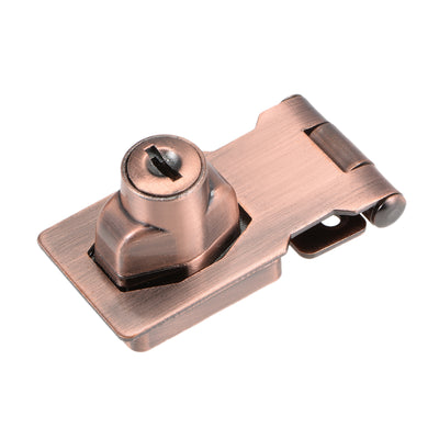 Harfington Drawer Desk Keyed Hasp Locks with Screws for Door Keyed Alike