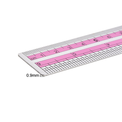 Harfington Aluminum Rulers Precision Straight Edge Metal Ruler Metric and Imperial Ruler