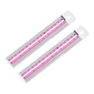 Harfington Aluminum Rulers Precision Straight Edge Metal Ruler Metric and Imperial Ruler