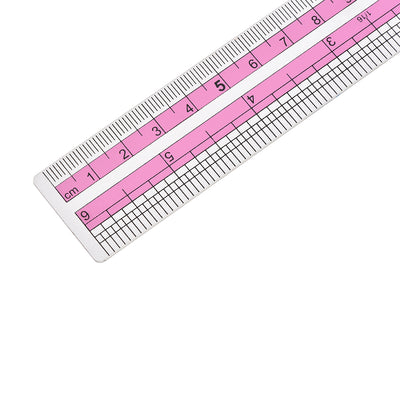 Harfington Aluminum Rulers Precision Straight Edge Metal Ruler Metric and Imperial Rulers
