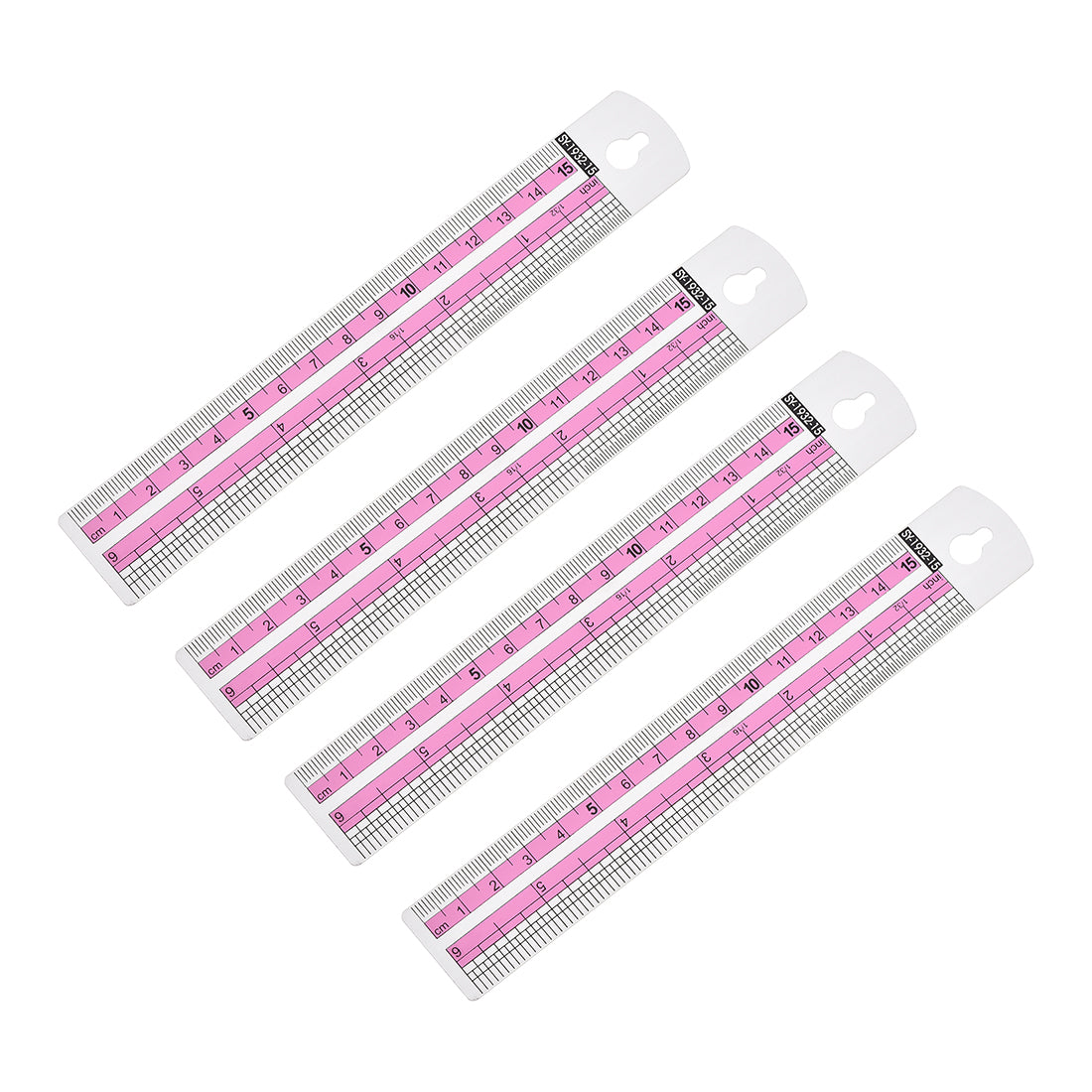 Harfington Aluminum Rulers Precision Straight Edge Metal Ruler Metric and Imperial Rulers